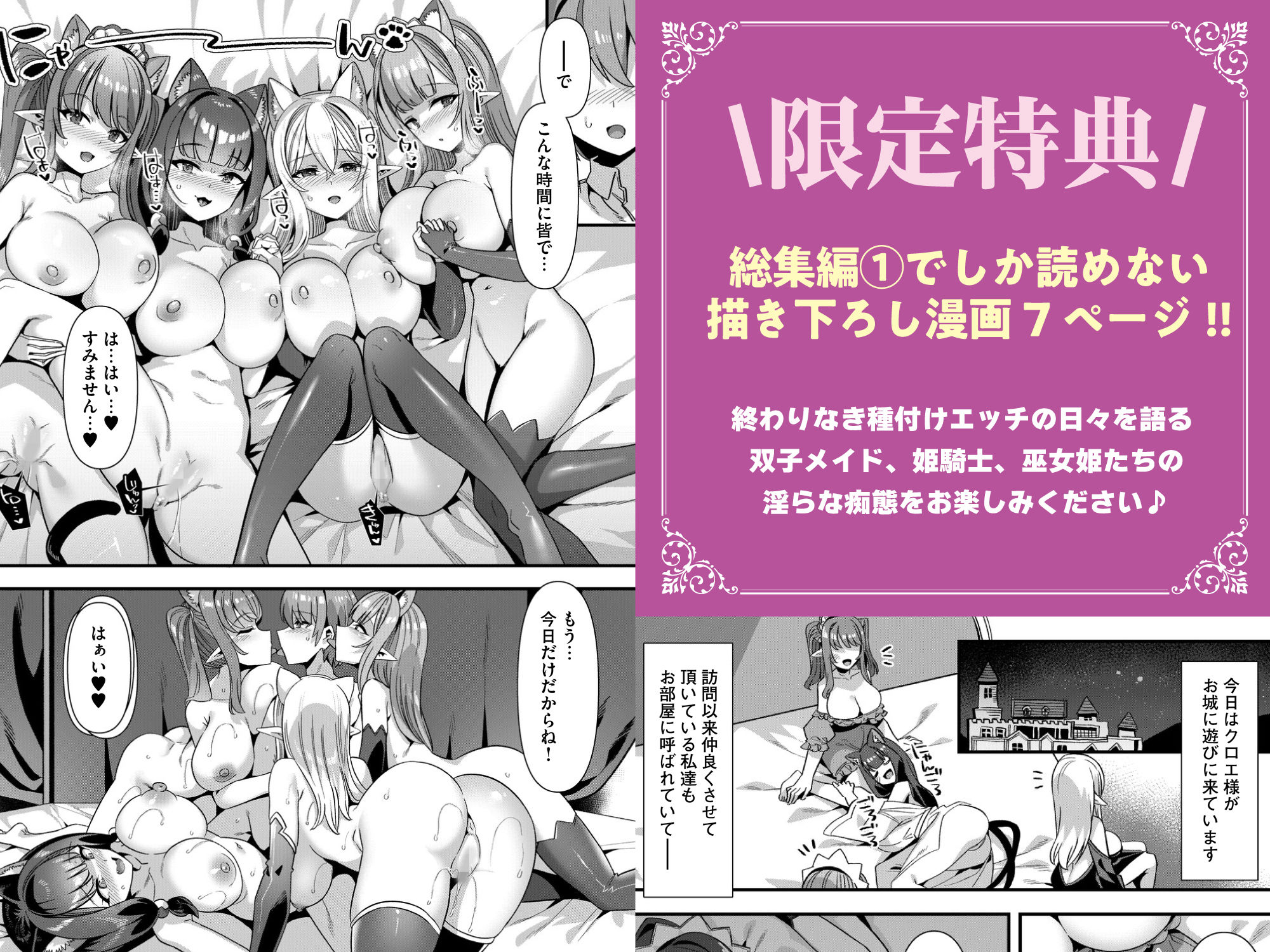 男が産まれない異世界へ召喚された俺がヒロインを充てがわれて子作りエッチ 総... サンプル 3