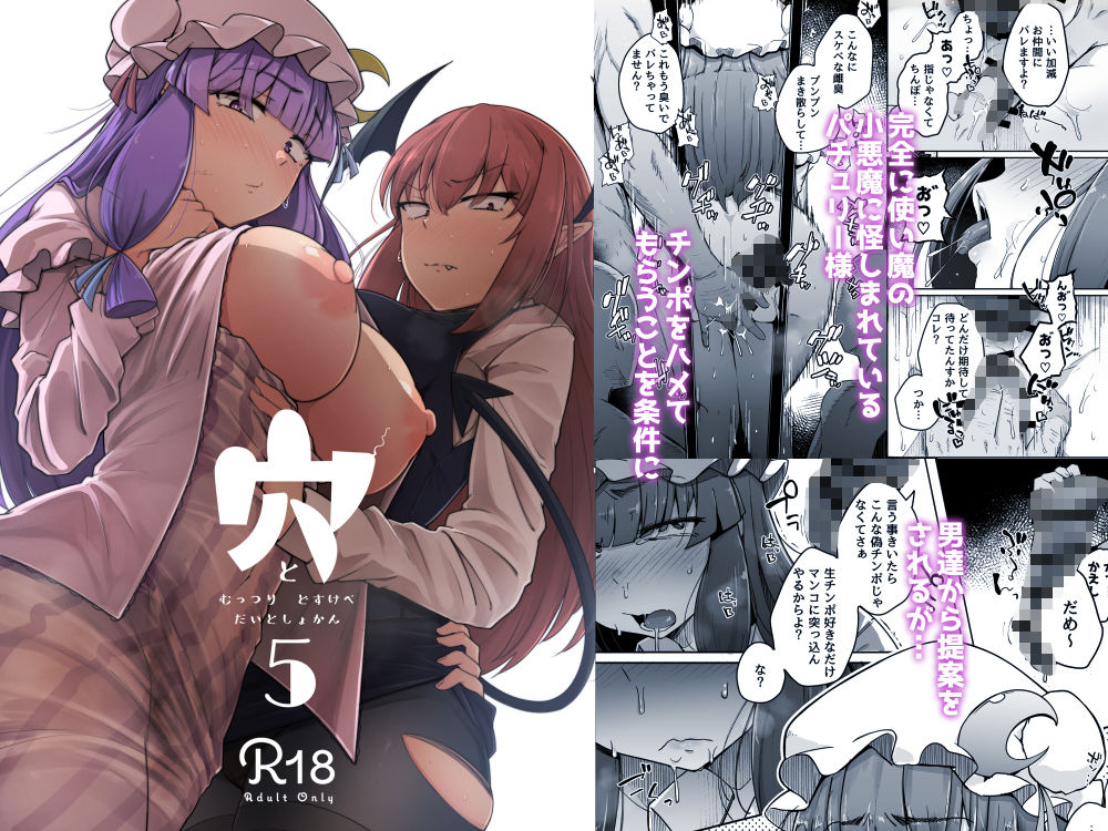 穴とむっつりどすけべだいとしょかん総集編 サンプル 8