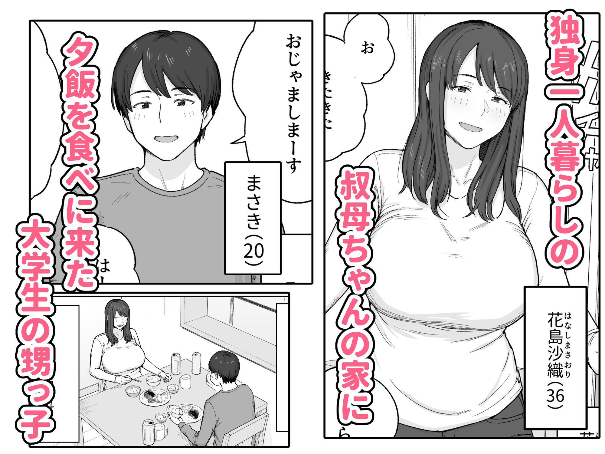 夕飯のあとは叔母ちゃんと… サンプル 3