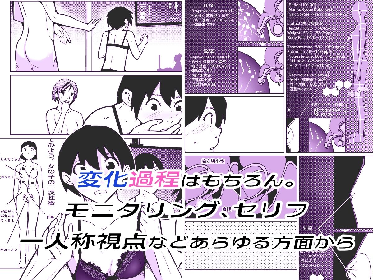 膣内射精する度に互いの要素が入れ替わっていく話 サンプル 4