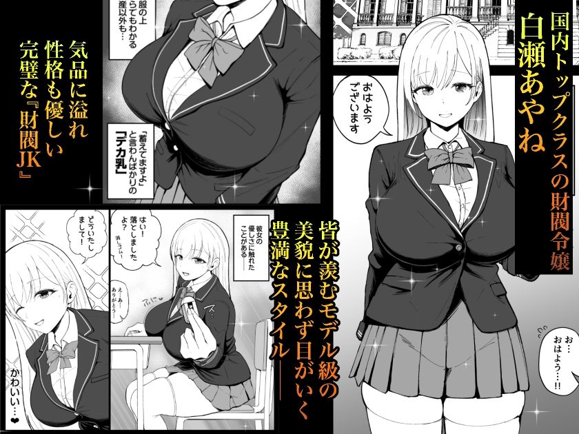 国内最高峰の財閥JKに催●かけてエロ漫画風孕まセックス サンプル 3